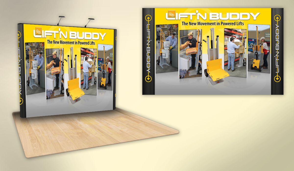 Lift'n Buddy Booth Graphic